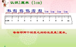 在直尺上,从刻度什么到刻度什么是1厘米