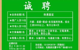 便民信息211223期招聘信息
