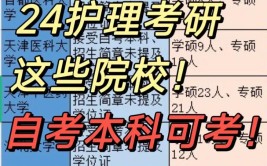 可以接受自考本科考研的学校有哪些