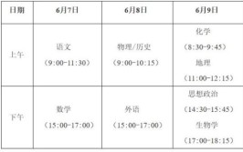 广西高考二模是什么时候