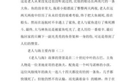 老人与海主要内容100字概括