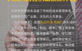 商务管理是干什么的？