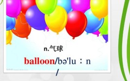 气球单词怎么写