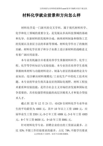 材料化学专业怎么样_主要学什么_就业前景好吗 育学科普 材料化学专业怎么样_主要学什么_就业前景好吗 育学科普