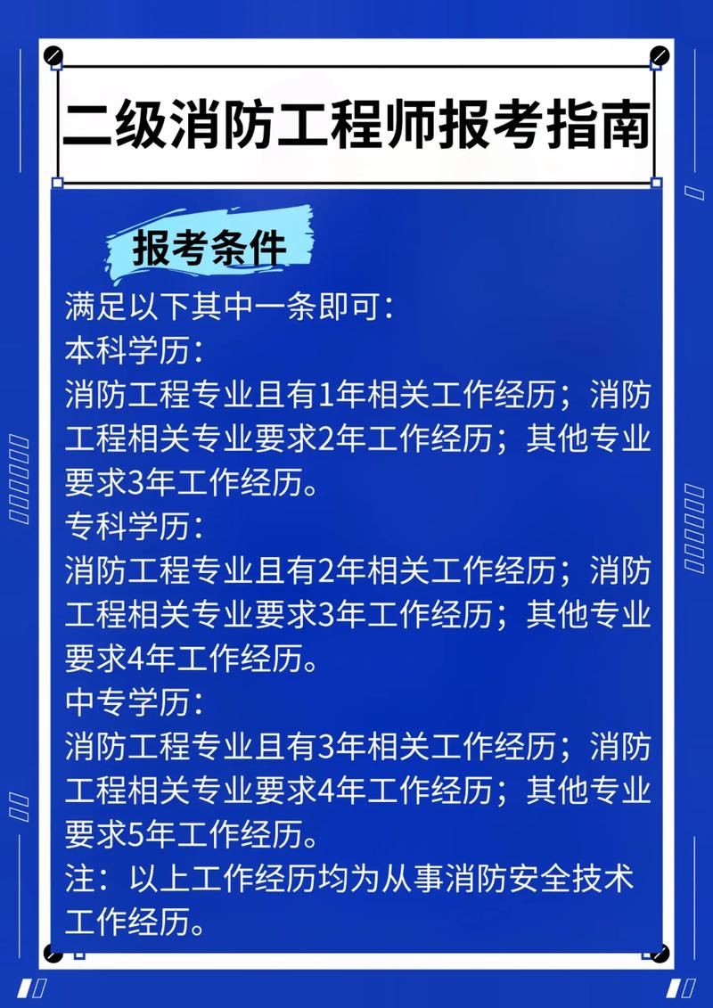 国家二级消防工程师报名条件是什么 学类资讯 国家二级消防工程师报名条件是什么 学类资讯