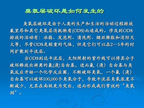 臭氧层破坏的原因有哪些 学类资讯