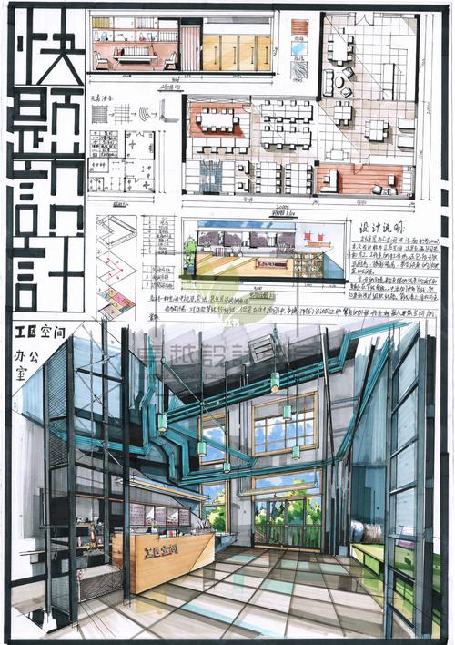 专属于您的考研快题示范建筑办公空间 范文模稿 专属于您的考研快题示范建筑办公空间 范文模稿