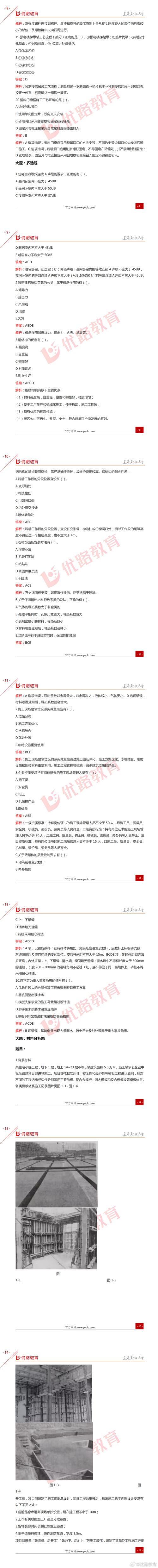 二建建筑实务重点考试内容分值解析历年真题 范文模稿 二建建筑实务重点考试内容分值解析历年真题 范文模稿